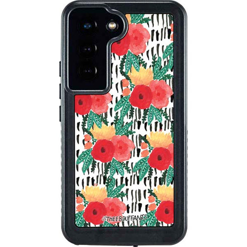 Bouffants and Broken Hearts Bouquets Print 3 Galaxy S24 Waterproof Case