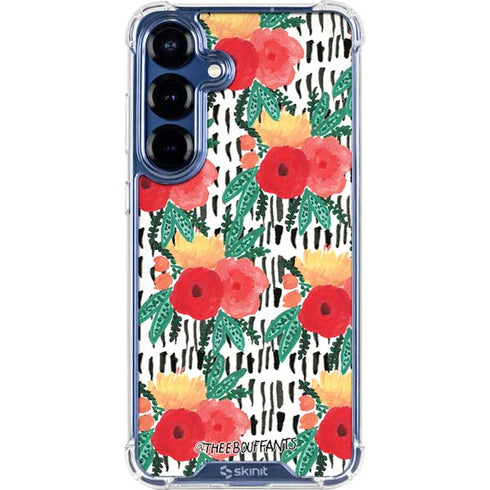 Bouffants and Broken Hearts Bouquets Print 3 Galaxy S25 Clear Case