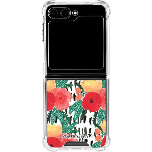 Bouffants and Broken Hearts Bouquets Print 3 Galaxy Z Flip6 Clear Case