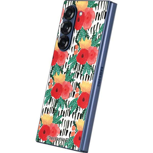 Bouffants and Broken Hearts Bouquets Print 3 Galaxy Z Fold6 Skin