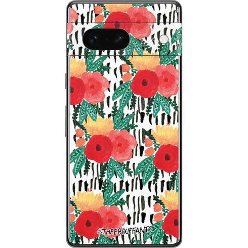 Bouffants and Broken Hearts Bouquets Print 3 Pixel Skins