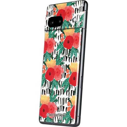 Bouffants and Broken Hearts Bouquets Print 3 Pixel Skins