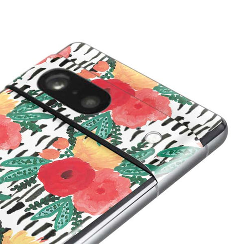 Bouffants and Broken Hearts Bouquets Print 3 Pixel Skins