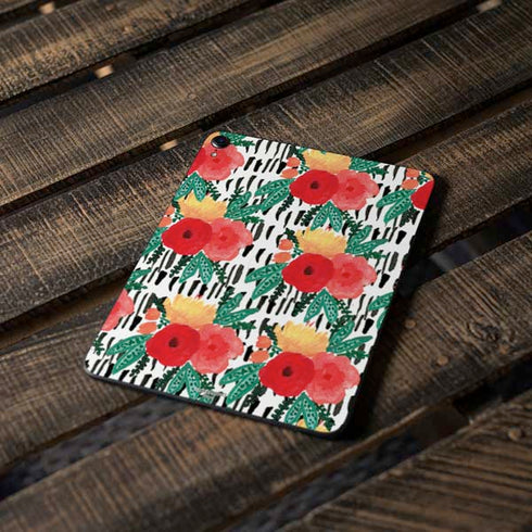 Bouffants and Broken Hearts Bouquets Print 3 Apple iPad Pro Skin