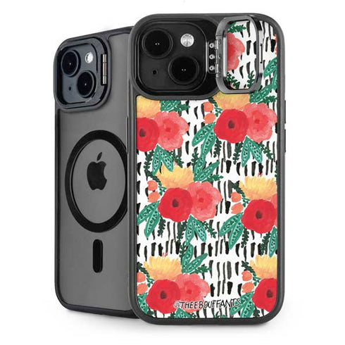 Bouffants and Broken Hearts Bouquets Print 3 iPhone 13 Kickstand Case
