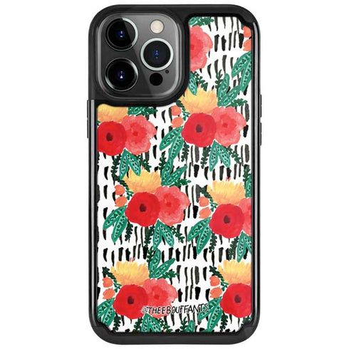 Bouffants and Broken Hearts Bouquets Print 3 iPhone Cases