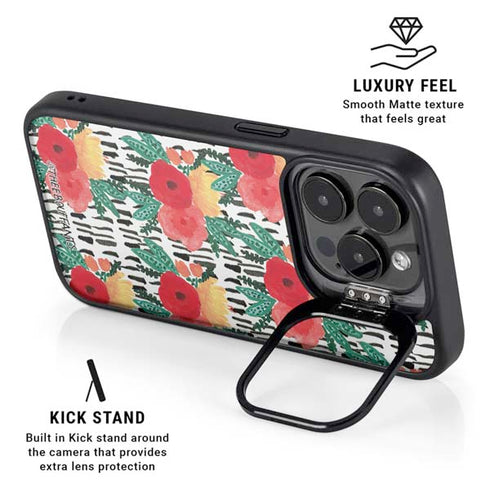 Bouffants and Broken Hearts Bouquets Print 3 iPhone 13 Pro Kickstand Case