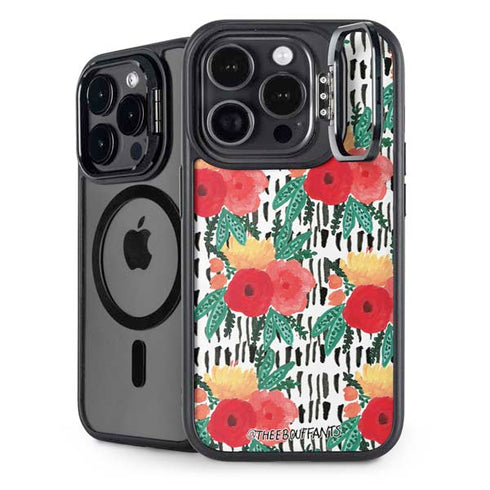Bouffants and Broken Hearts Bouquets Print 3 iPhone Cases