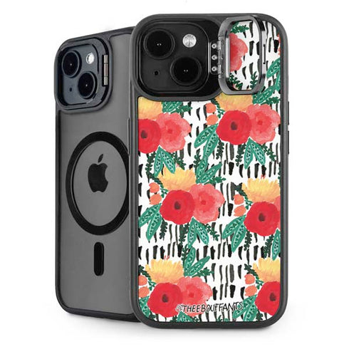 Bouffants and Broken Hearts Bouquets Print 3 iPhone 14 Kickstand Case
