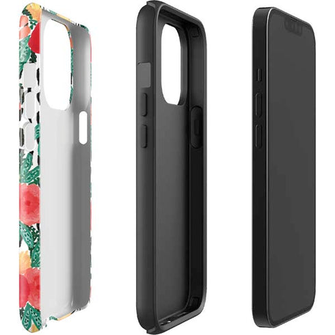 Bouffants and Broken Hearts Bouquets Print 3 iPhone 15 Pro Impact Case