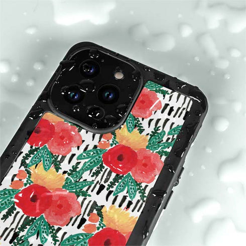 Bouffants and Broken Hearts Bouquets Print 3 iPhone 15 Pro Waterproof Case