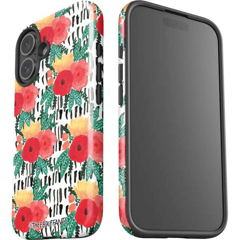 Bouffants and Broken Hearts Bouquets Print 3 iPhone 16 Impact Case