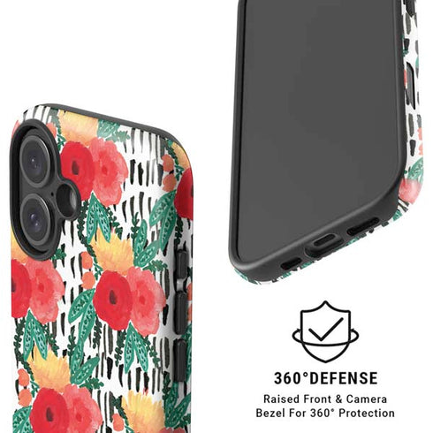 Bouffants and Broken Hearts Bouquets Print 3 iPhone 16 Magsafe Impact Case