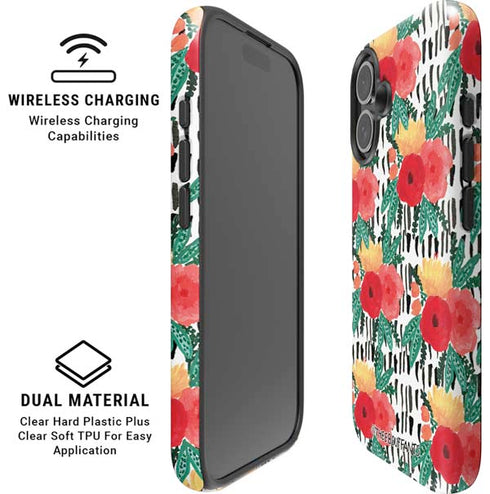 Bouffants and Broken Hearts Bouquets Print 3 iPhone 16 Magsafe Impact Case