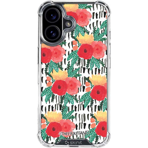 Bouffants and Broken Hearts Bouquets Print 3 iPhone 16 Plus Clear Case