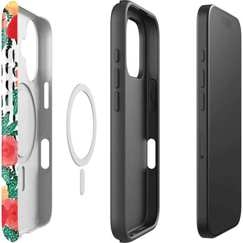 Bouffants and Broken Hearts Bouquets Print 3 iPhone 16 Plus Magsafe Impact Case