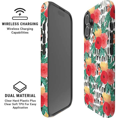 Bouffants and Broken Hearts Bouquets Print 3 iPhone 16 Plus Magsafe Impact Case