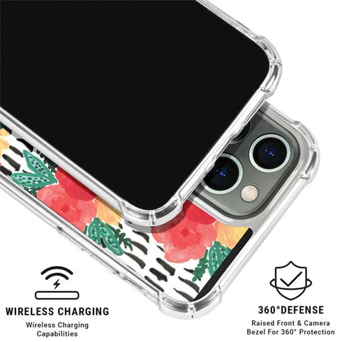 Bouffants and Broken Hearts Bouquets Print 3 iPhone 16 Pro Clear Case