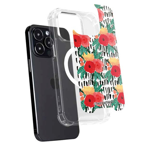 Bouffants and Broken Hearts Bouquets Print 3 iPhone 16 Pro MagSafe Case