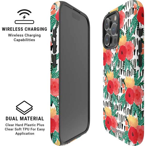 Bouffants and Broken Hearts Bouquets Print 3 iPhone 16 Pro Max Magsafe Impact Case