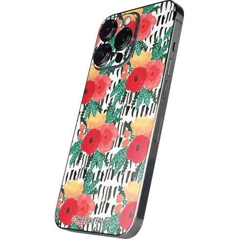 Bouffants and Broken Hearts Bouquets Print 3 iPhone 16 Pro Skin