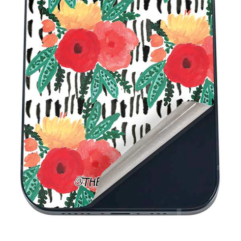 Bouffants and Broken Hearts Bouquets Print 3 iPhone 16 Skin