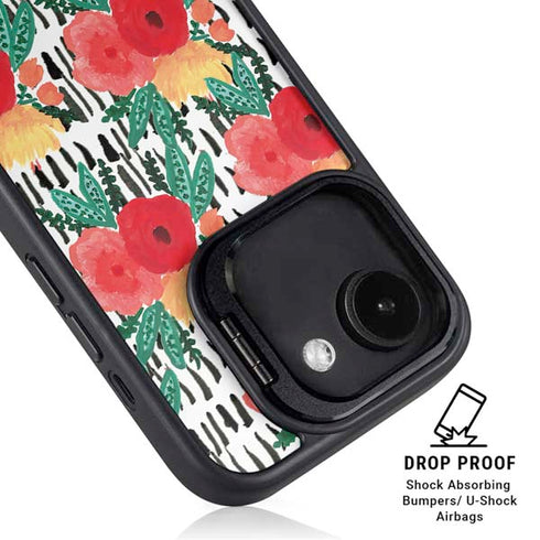 Bouffants and Broken Hearts Bouquets Print 3 iPhone 16e Kickstand Case