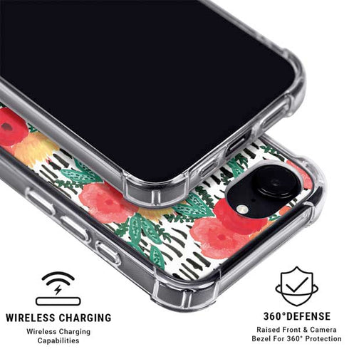 Bouffants and Broken Hearts Bouquets Print 3 iPhone 16e MagSafe Case