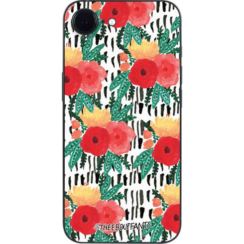 Bouffants and Broken Hearts Bouquets Print 3 iPhone 16e Skin