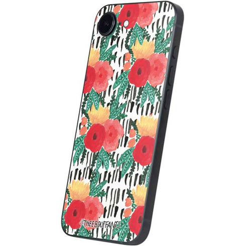 Bouffants and Broken Hearts Bouquets Print 3 iPhone 16e Skin