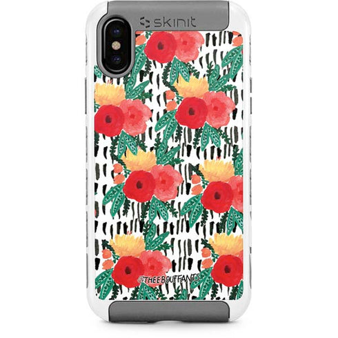 Bouffants and Broken Hearts Bouquets Print 3 iPhone Cases