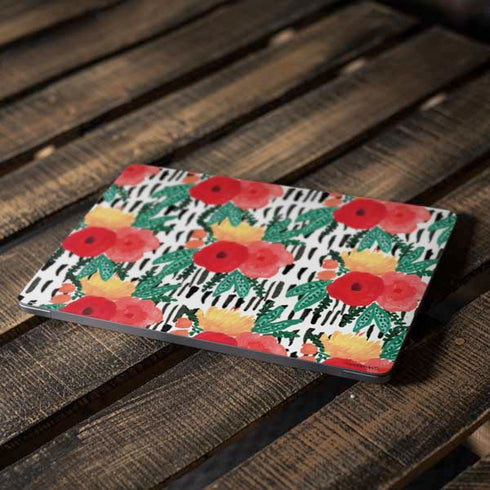 Bouffants and Broken Hearts Bouquets Print 3 Apple MacBook Air Skin