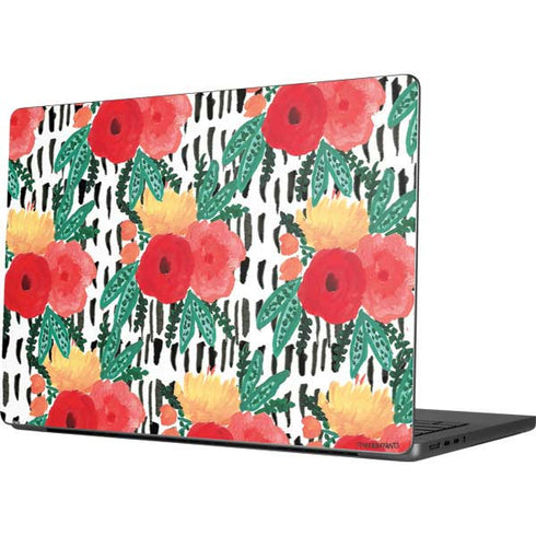 Bouffants and Broken Hearts Bouquets Print 3 Apple MacBook Pro 14-inch Skin