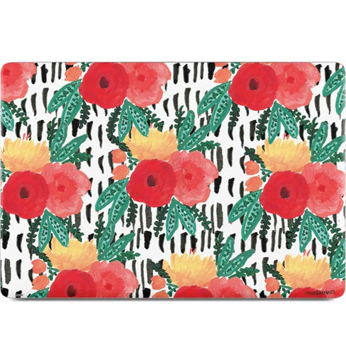 Bouffants and Broken Hearts Bouquets Print 3 MacBook Skins