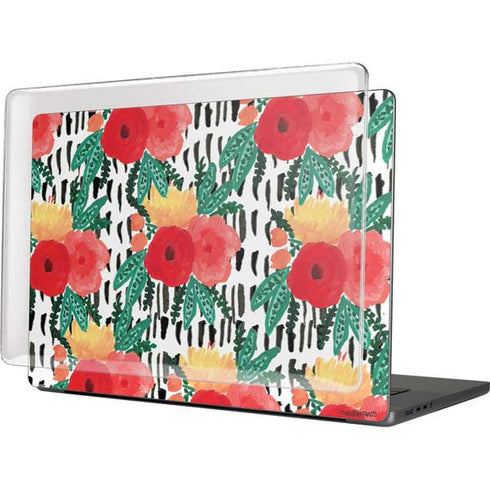 Bouffants and Broken Hearts Bouquets Print 3 MacBook Cases
