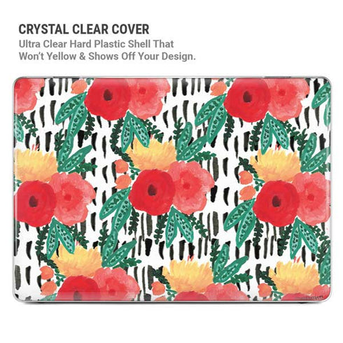 Bouffants and Broken Hearts Bouquets Print 3 MacBook Cases