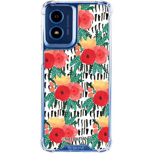 Bouffants and Broken Hearts Bouquets Print 3 Moto G 5G (2024) Clear Case