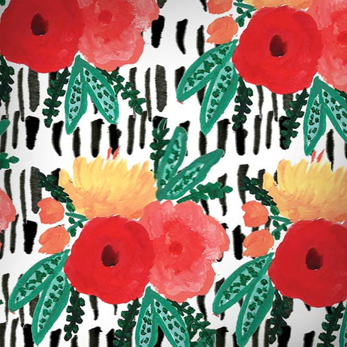 Bouffants and Broken Hearts Bouquets Print 3 Moto G6 Skin