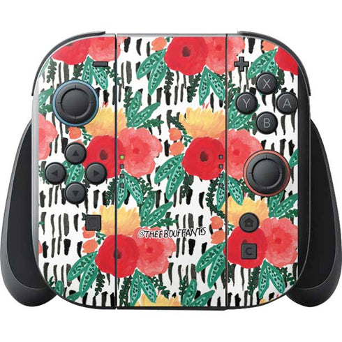 Bouffants and Broken Hearts Bouquets Print 3 Nintendo Switch 2 (2025) with Joy-Con Skin