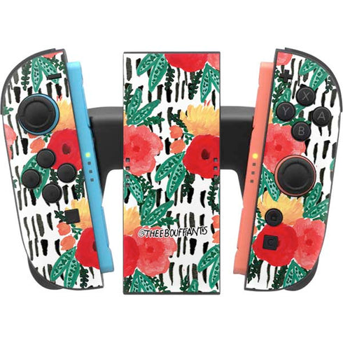 Bouffants and Broken Hearts Bouquets Print 3 Nintendo Switch 2 (2025) Joy-Con Controller Skin
