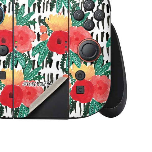 Bouffants and Broken Hearts Bouquets Print 3 Nintendo Switch 2 (2025) Joy-Con Controller Skin