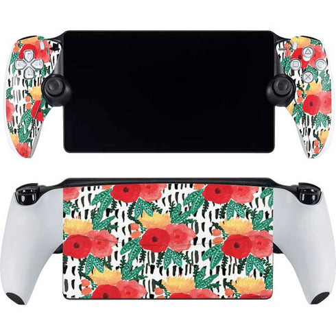 Bouffants and Broken Hearts Bouquets Print 3 PlayStation PS5 Skins