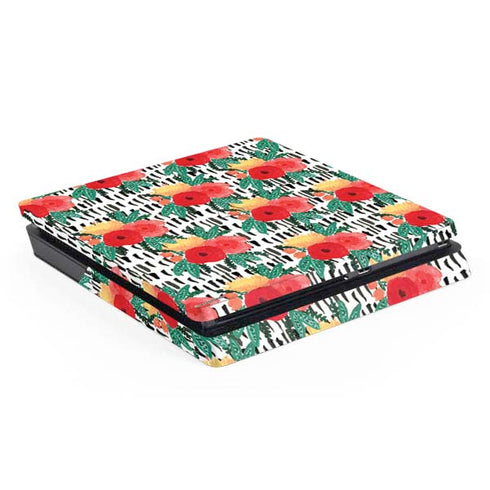 Bouffants and Broken Hearts Bouquets Print 3 PlayStation PS4 Skins