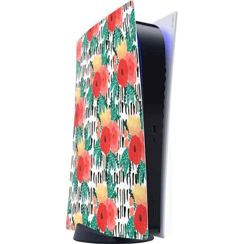 Bouffants and Broken Hearts Bouquets Print 3 PlayStation PS5 Skins