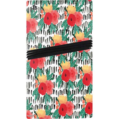 Bouffants and Broken Hearts Bouquets Print 3 PS5 Pro Console Skin