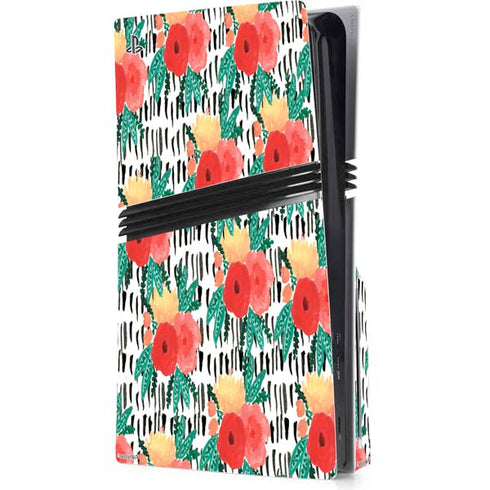 Bouffants and Broken Hearts Bouquets Print 3 PlayStation PS5 Skins
