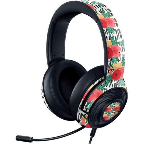 Bouffants and Broken Hearts Bouquets Print 3 Razer Kraken X Skin