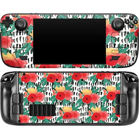 Bouffants and Broken Hearts Bouquets Print 3 Steam Deck Handheld Gaming Computer OLED Skin