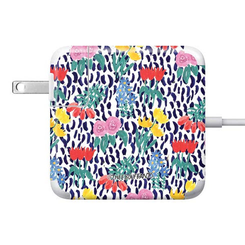 Bouffants and Broken Hearts Bouquets Print 85W Power Adapter (15 and 17 inch MacBook Pro Charger) Skin