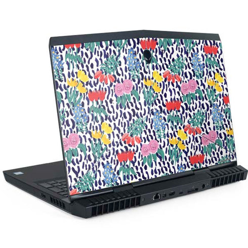 Bouffants and Broken Hearts Bouquets Print Dell Alienware Skin